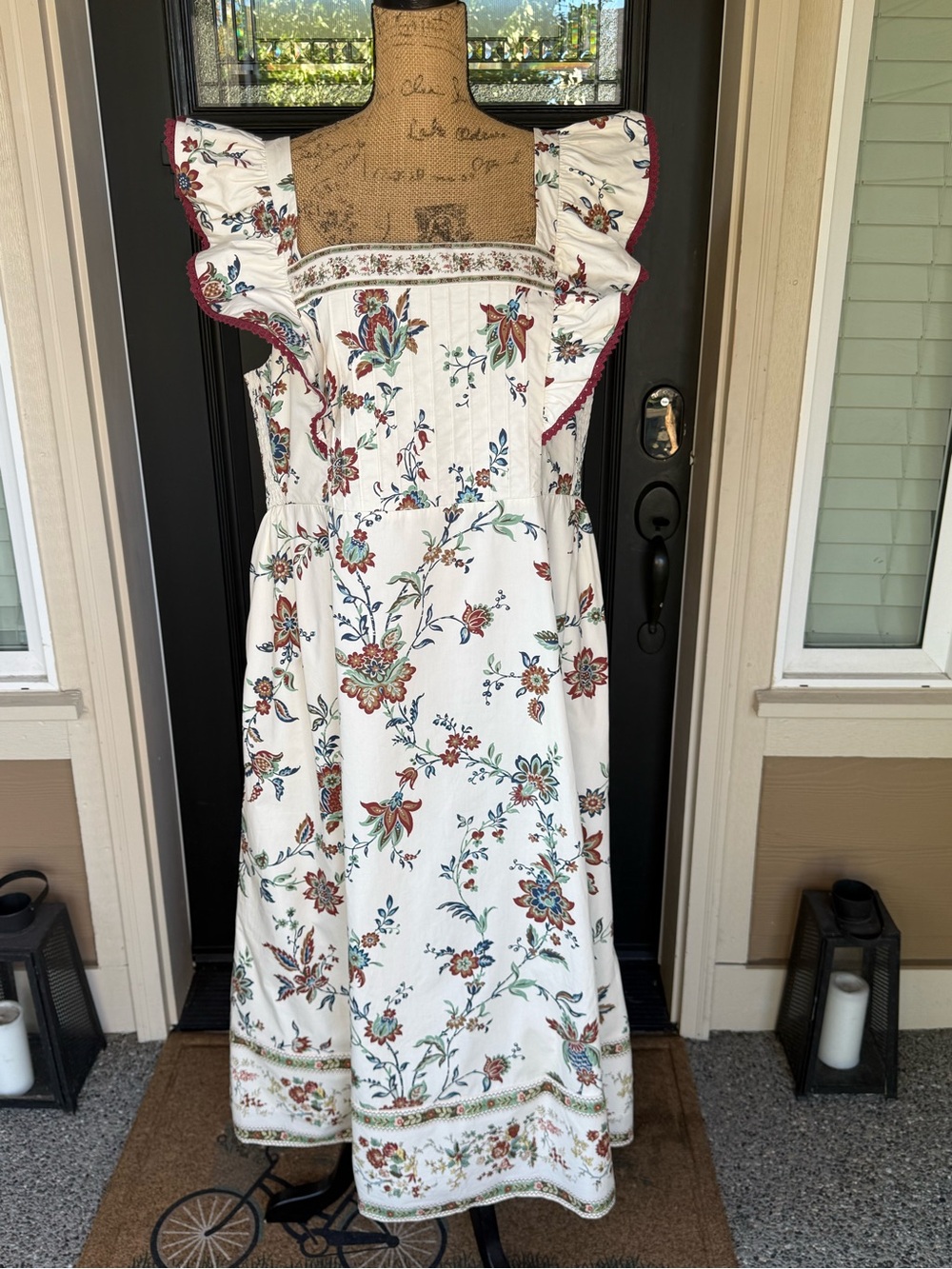 Tuckernuck x Studio McGee Nora Dress XXXL Floral Cottagecore Prairie Maxi NWT - Picture 3 of 11